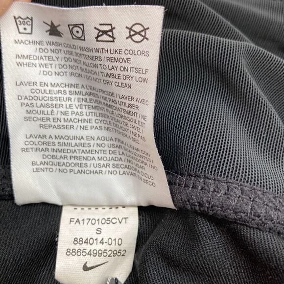 Nike Power Sprinter Running Capri Crop Leggings Womens Small 884014 010 - Picture 9 of 9